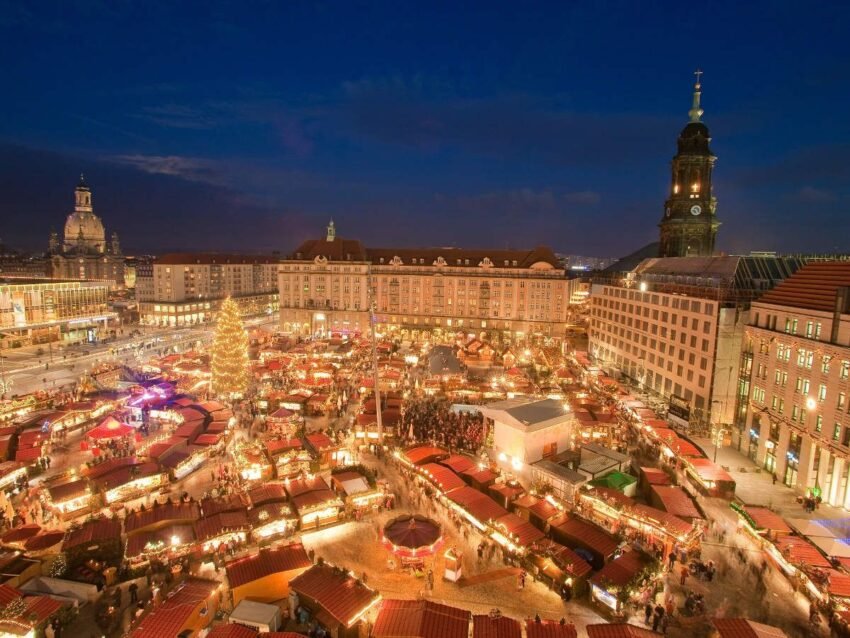 Weihnachtsmarkt in the eastern town of Dresden