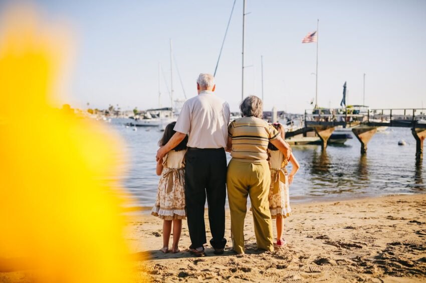 grandparents traveling with grandchildren.